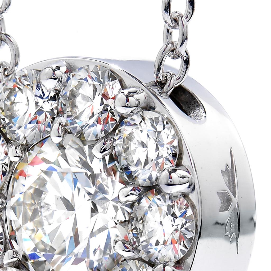 Hearts On Fire 18K White Gold 1/4ct Fulfillment Diamond Necklace FPS00258W