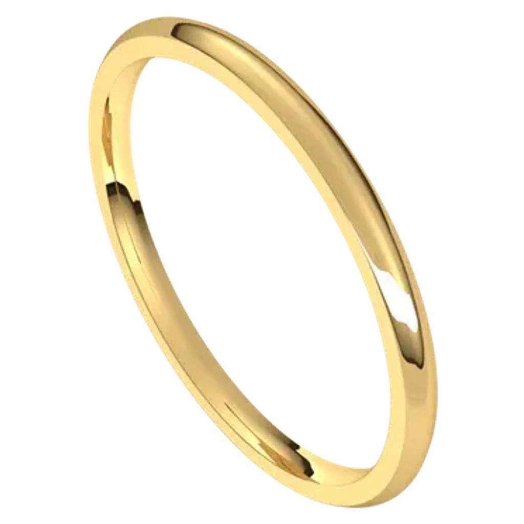 14K Yellow Gold 1.5mm Band IRL6.5:113:P