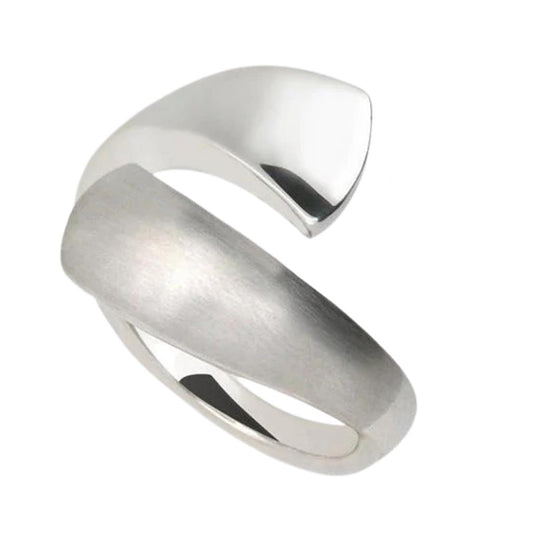 Joryel Vera Sterling Silver Adjustable Bypass Ring R6983