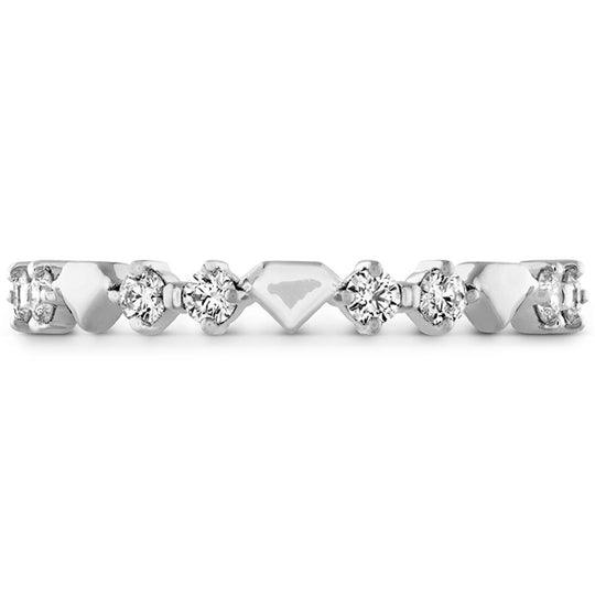 Hearts on Fire 18K White Gold Behati Bold Shapes Diamond Band HP-HBA75658W-C
