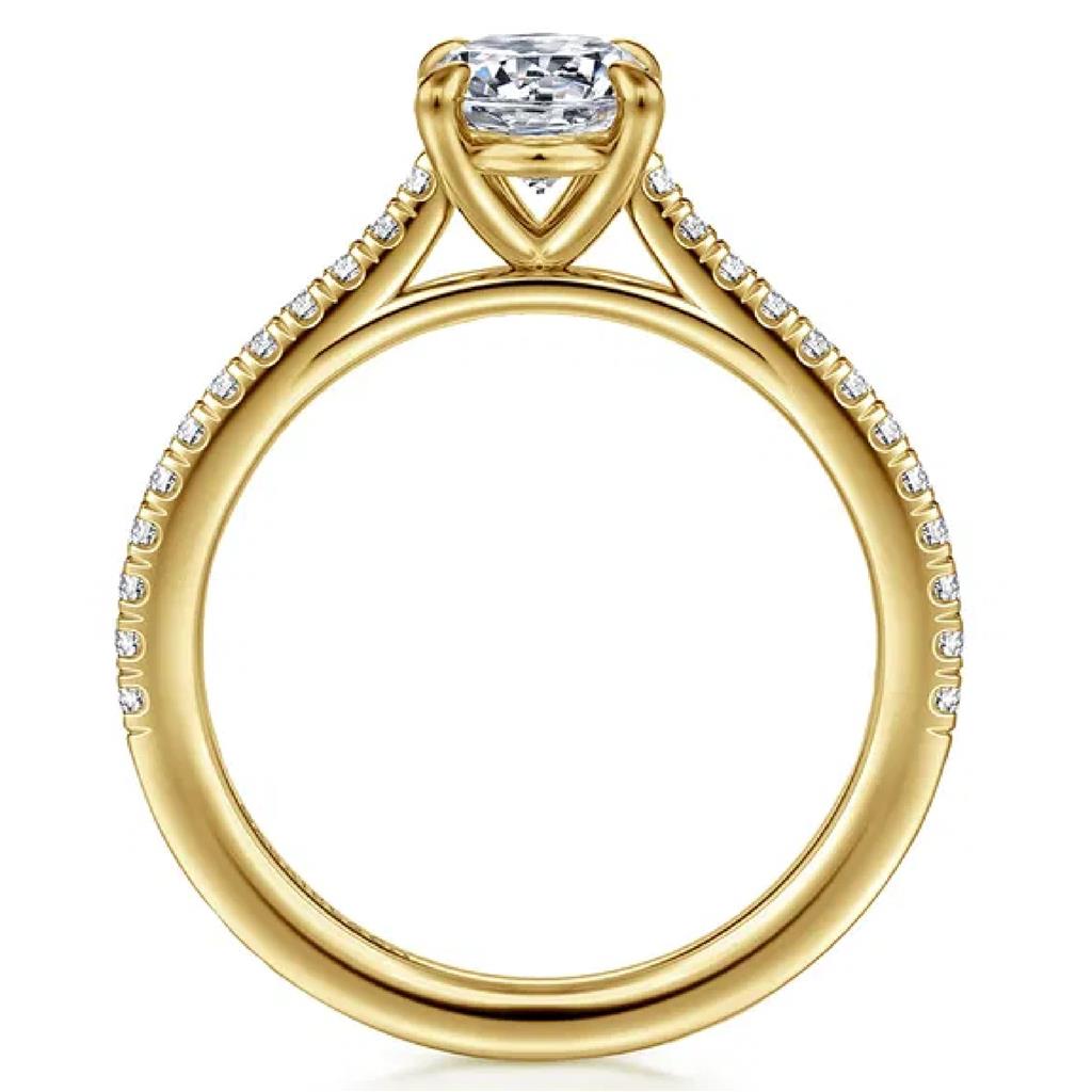 Gabriel & Co 14K Yellow Gold Diamond Engagement Ring ER16129O6Y44JJ