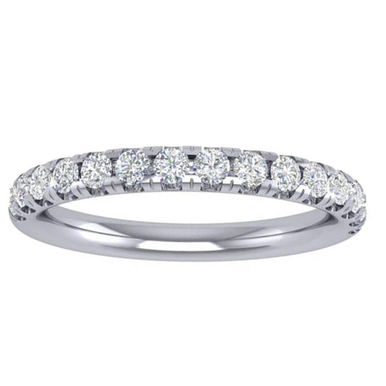 CW Signature 18K White Gold Diamond Band R01132