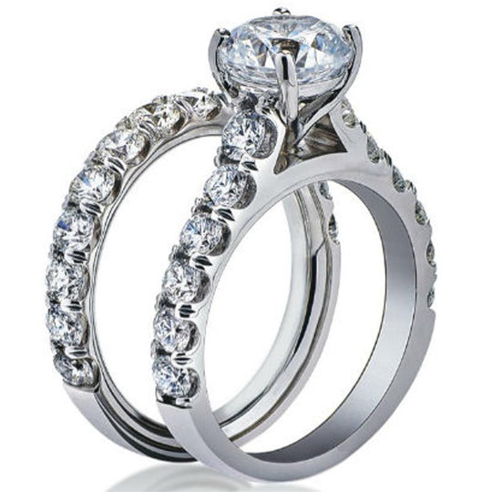 CW Signature 18K White Gold Diamond Engagement Ring Mounting OR01490