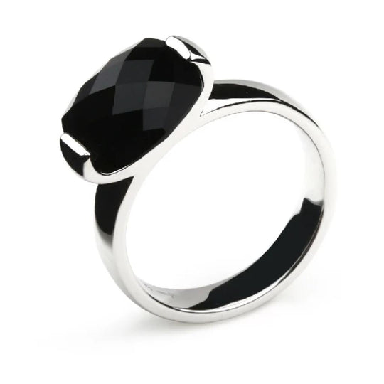 Joryel Vera Sterling Silver Classic Black Onyx Ring R3678OX