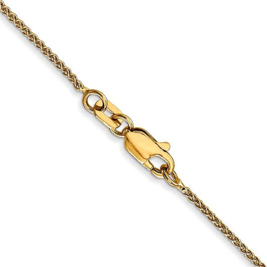 14K Yellow Gold 1mm Wheat Chain 1555-20
