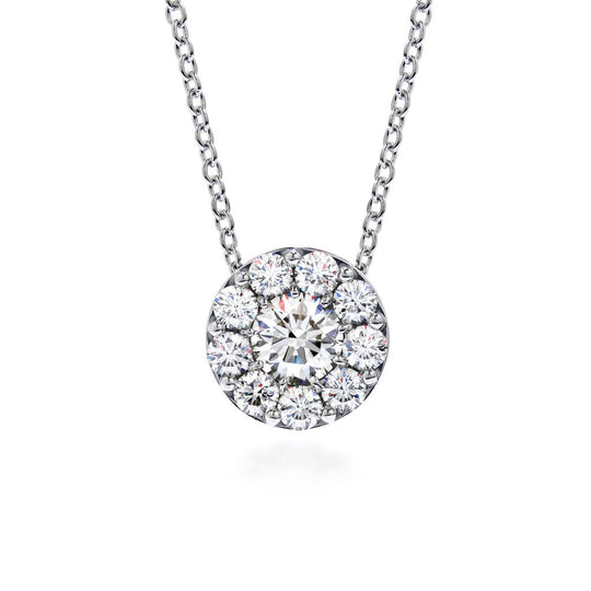 Hearts On Fire 18K White Gold 1/2ct Fulfillment Diamond Necklace FPS00508W