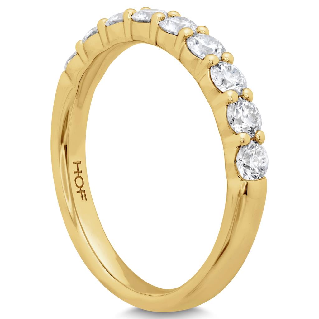 Hearts On Fire 18K Yellow Gold 9 Stone Diamond Band HBASIG900508Y-C