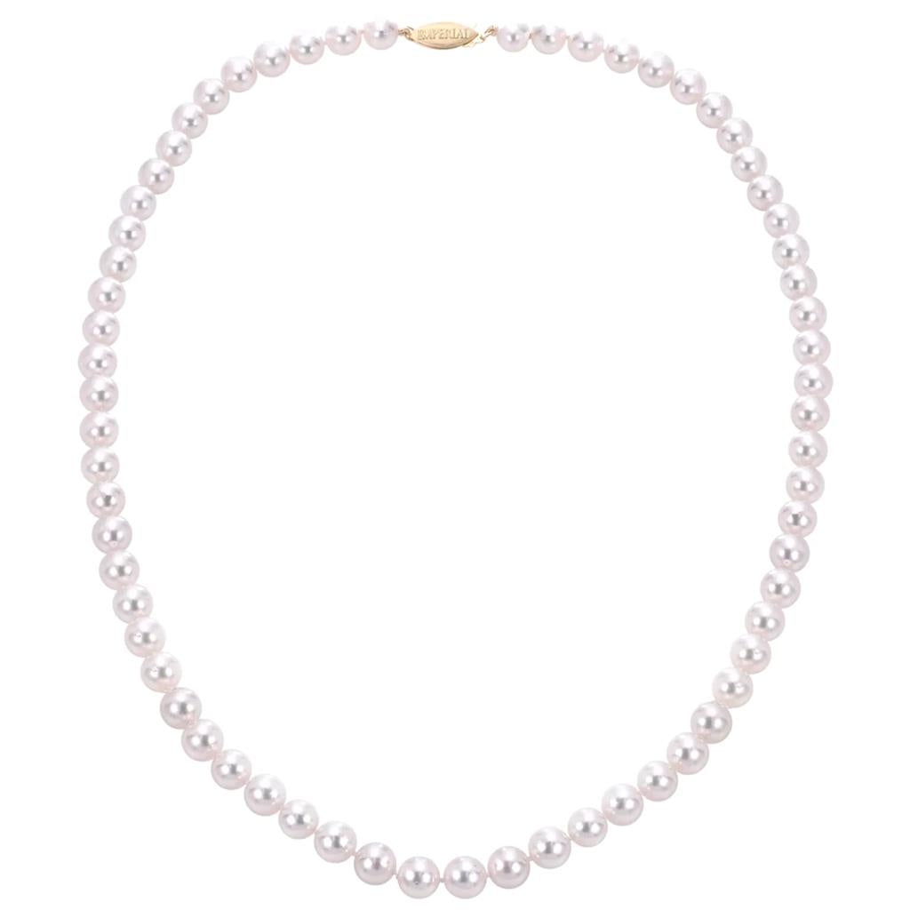 14KY Akoya Pearl Necklace 6-6.5mm 60CA/18