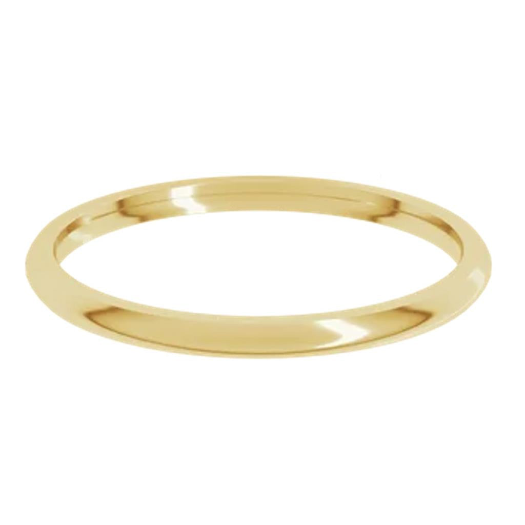 14K Yellow Gold 1.5mm Band IRL6.5:113:P