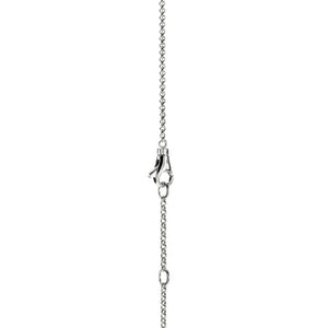 John Hardy Sterling Silver Diamond Pave Star of David Pendant Necklace NBP9894002DIX16-18