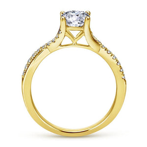 Gabriel 14KY Twist Diamond Ring Mounting ER11794R3Y44JJ