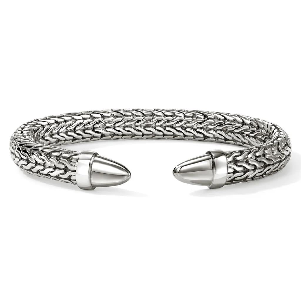 John Hardy Sterling Silver Spear 50 Flex Cuff Bracelet CB98796XM