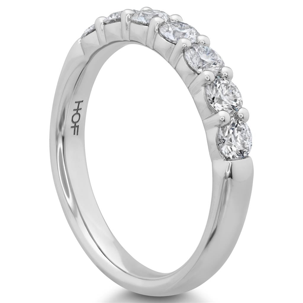 Hearts On Fire 18K White Gold 7 Stone Diamond Band UU27288WGHV0456500