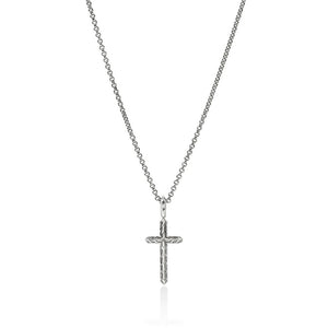John Hardy Sterling Silver Cross Pendant Necklace NB989377X16-18