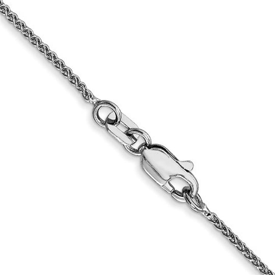 14K White Gold 1MM Wheat Chain 1649-20
