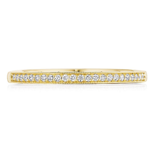 Tacori 14K Yellow Gold Coastal Crescent Diamond Band P103 B FY