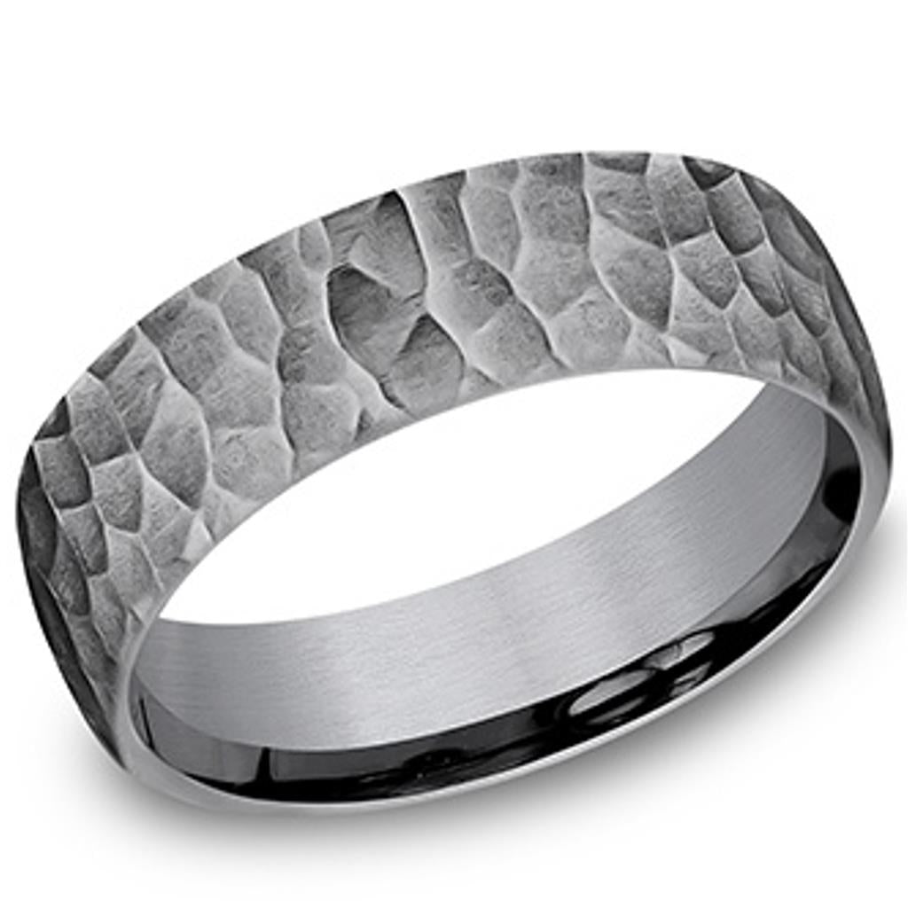 Benchmark Tantalum Satin Hammered Band EUCF565591GTA10