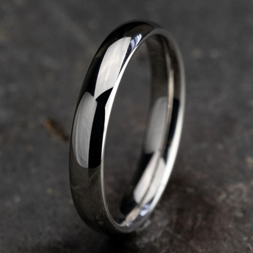 Benchmark 14K White Gold 4mm Comfort Fit Band LCF14014KW06.5