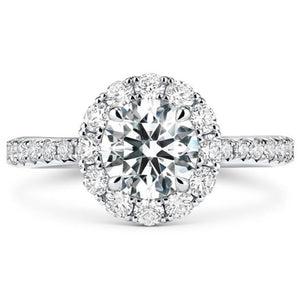 Hearts on Fire Vela Diamond Halo Engagement Ring UU2641P1