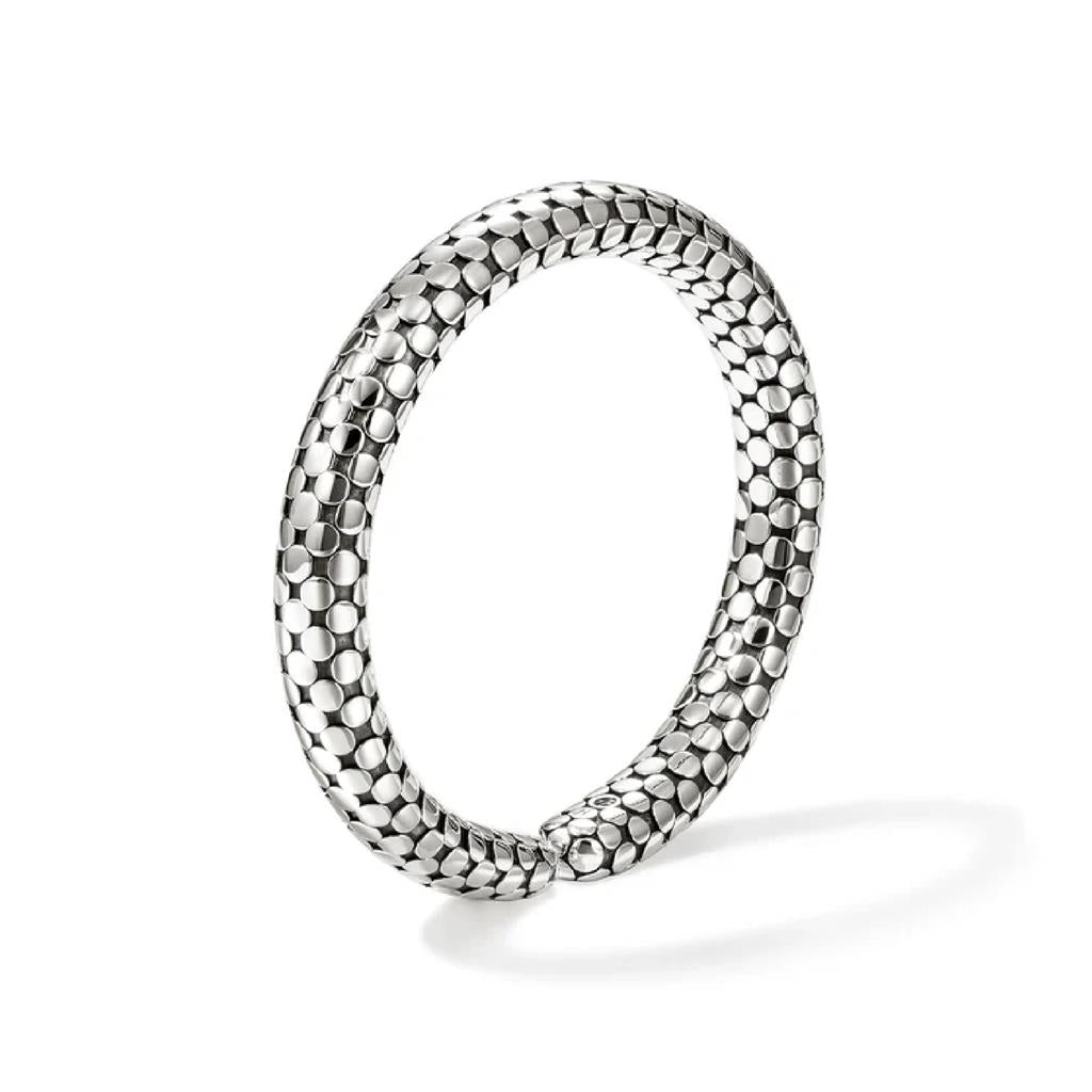 John Hardy Sterling Silver Dot Flex Cuff Bracelet CB30175XM