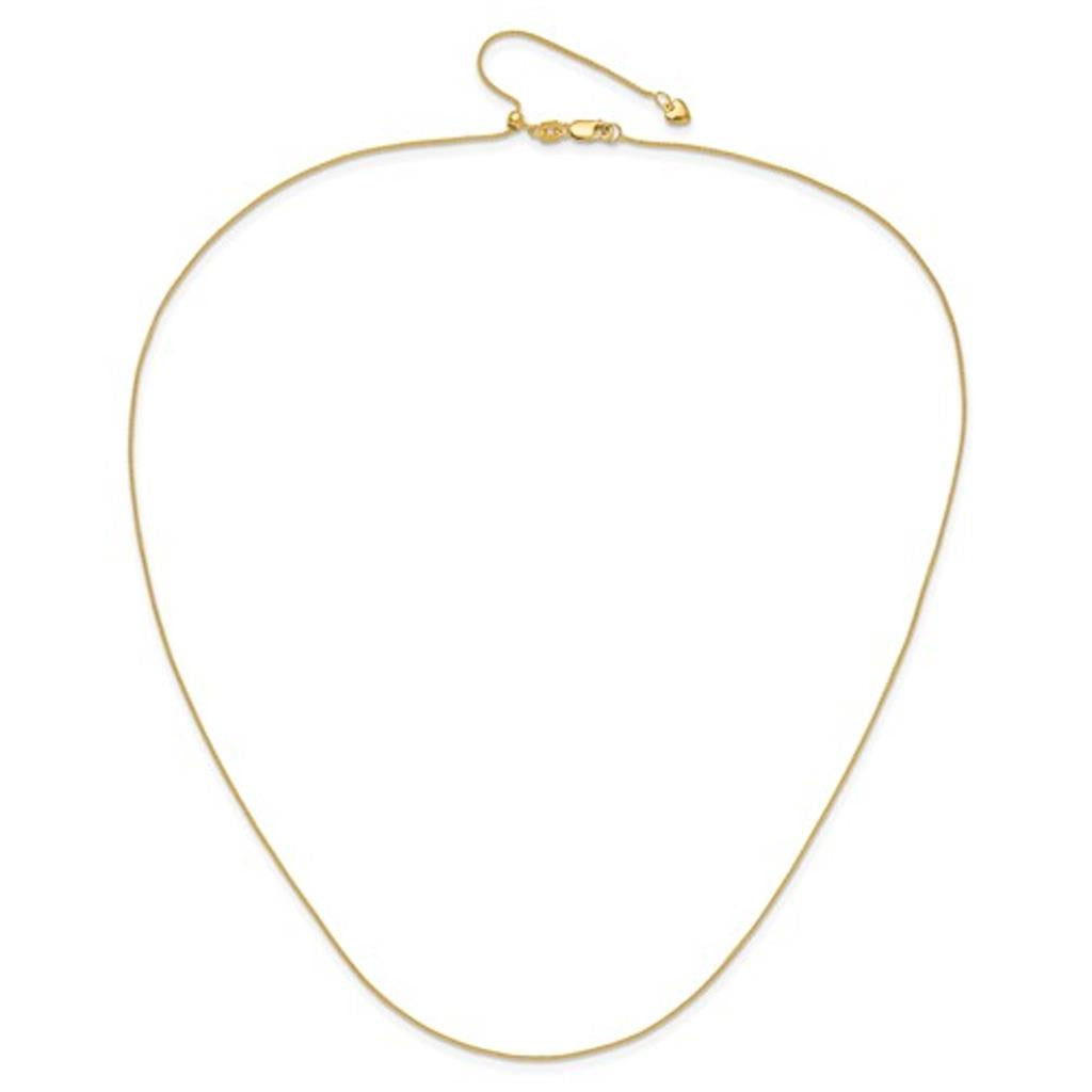 14K Yellow Gold Wheat Chain 1224-22