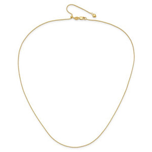 14K Yellow Gold Wheat Chain 1224-22