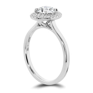 Hearts On Fire 18KW Diamond Halo Ring HBSJULODH00428WB-C