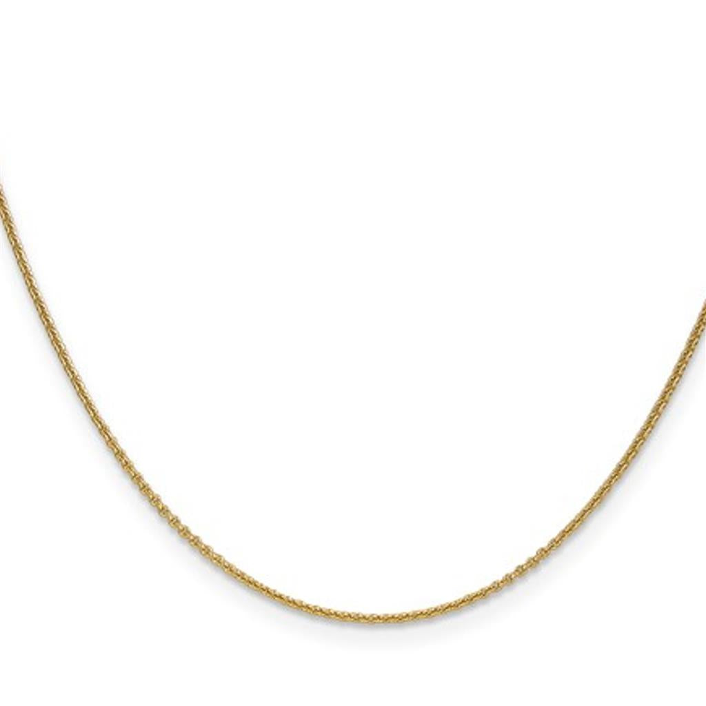 14K Yellow 1.1mm Cable Chain 4071-16