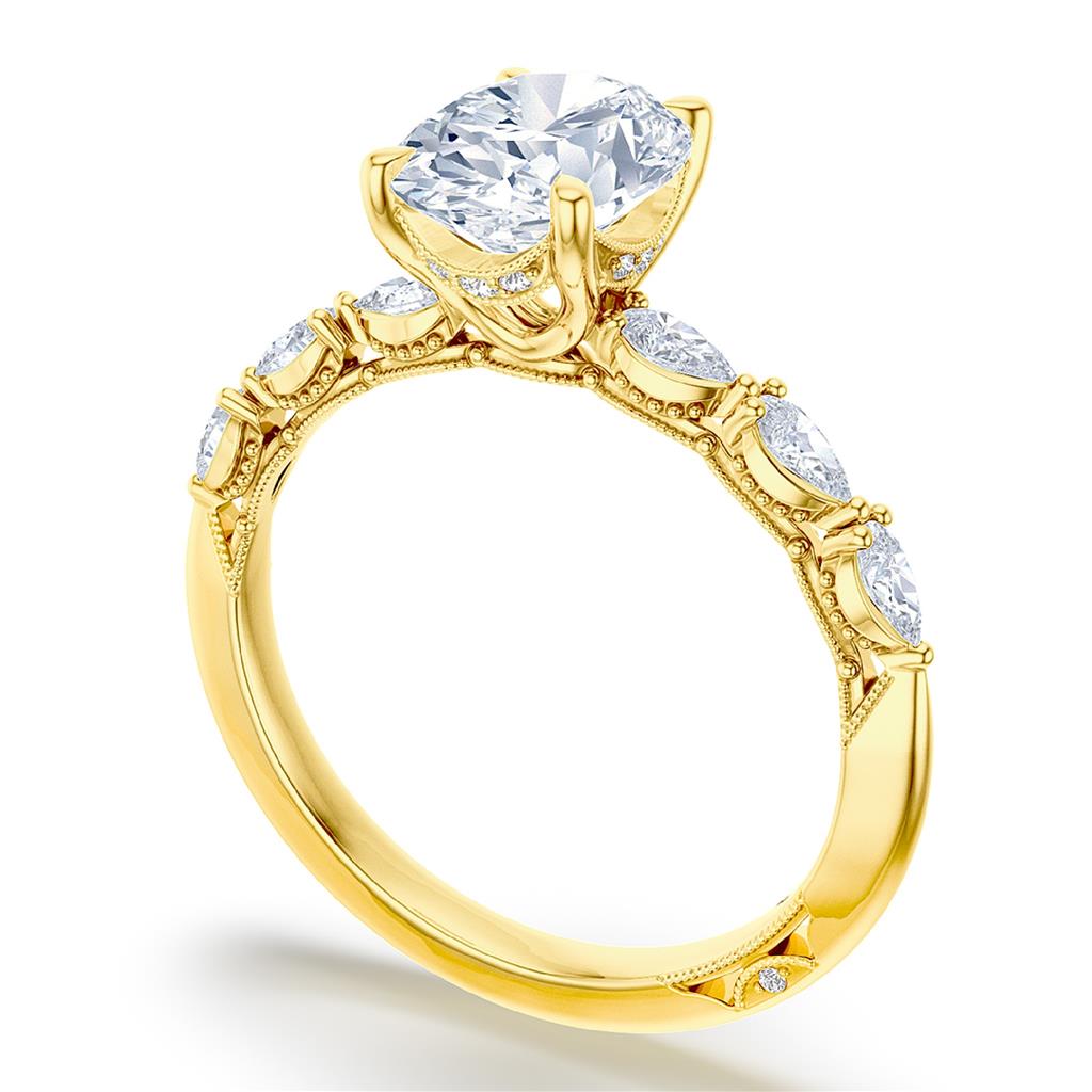 Tacori 18KY Oval Diamond Engagement Ring Mounting 2687 OV 7.5x5.5 Y