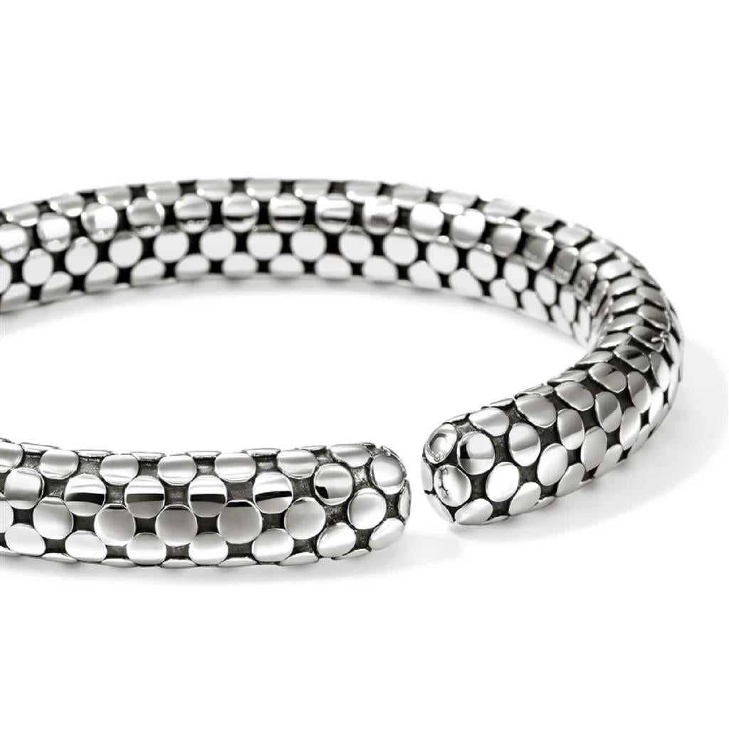 John Hardy Sterling Silver Dot Flex Cuff Bracelet CB30175XM