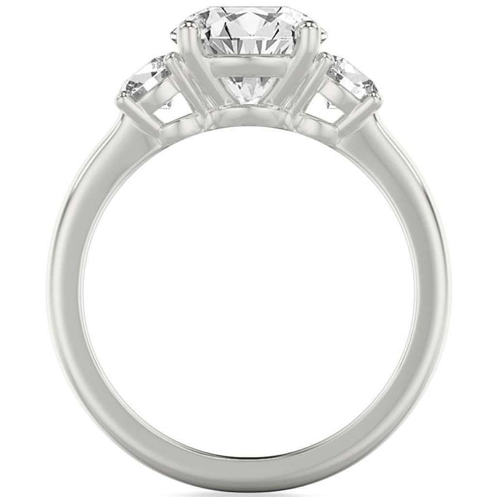 14KW Luxe 3 Stone Diamond Engagement Ring 31-12210HRRW-E.00