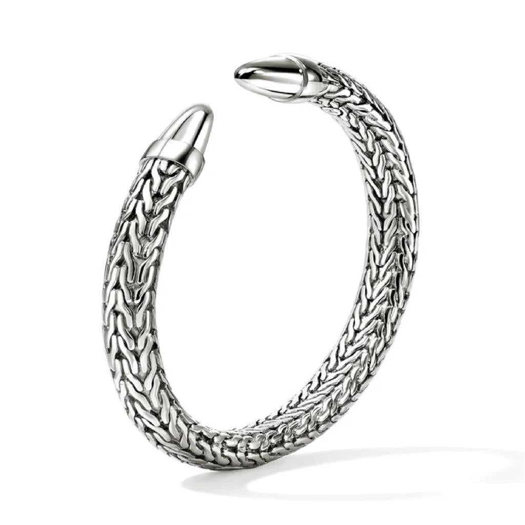 John Hardy Sterling Silver Spear 50 Flex Cuff Bracelet CB98796XM