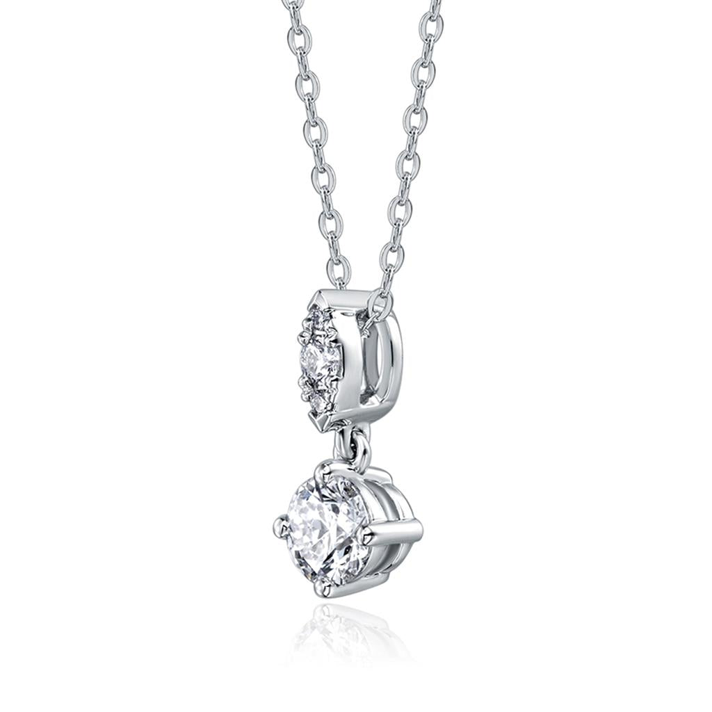 Hearts on Fire 18K White Gold Aerial Petite Drop Pendant HFPAERPD00278W
