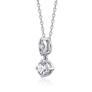 Hearts on Fire 18K White Gold Aerial Petite Drop Pendant HFPAERPD00278W