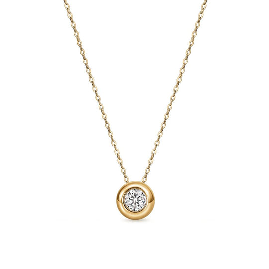 Hearts on Fire 18K Yellow Gold Dream Solitaire Diamond Pendant UU32668YGHV0151800