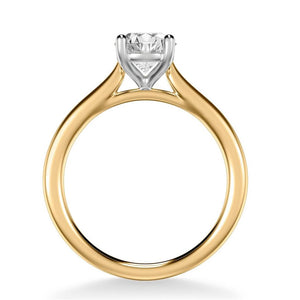 14K Two Tone Solitaire Ring Mounting 31-12051DRYW-E.00