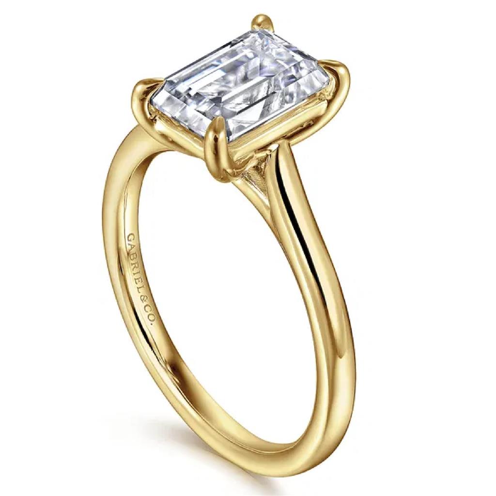 Gabriel & Co 14K Yellow Gold Solitaire Engagement Ring ER16336E8Y4JJJ