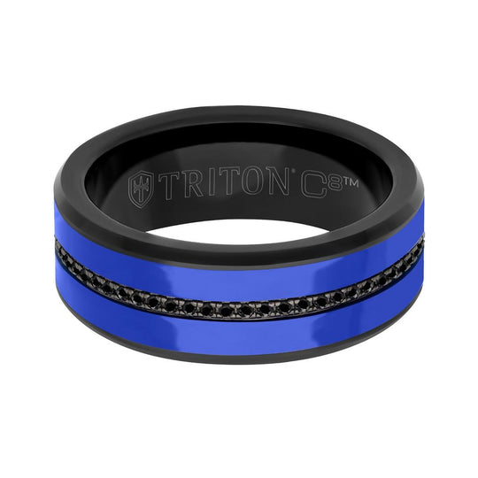 Frederick Goldman Tungsten Black Sapphire Band 22-6257KBCEU070-L.01