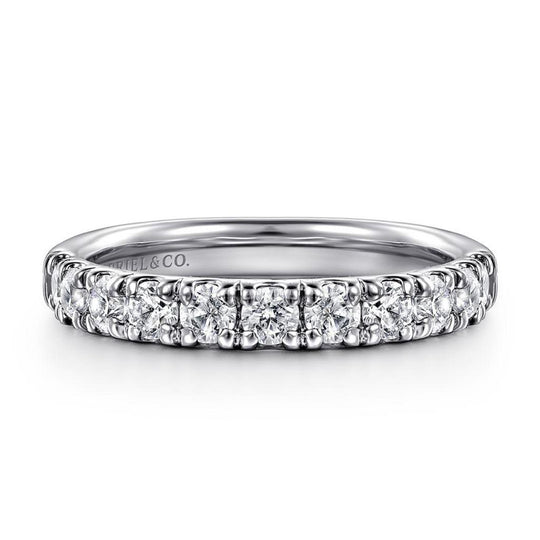 Gabriel & Co 14K White Gold Devotion Classic Diamond Band AN12085W44JJ