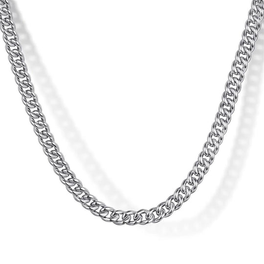 Gabriel & Co Men's Sterling Silver 22 Inch Hollow Cuban Link Chain NKM2077-22SVJJJ