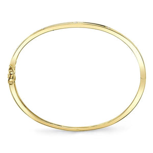 Shy Creation 14K Yellow Gold Diamond Bangle SC55004067ZS