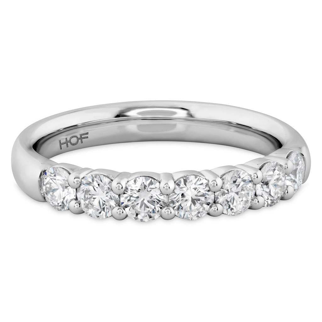 Hearts On Fire 18K White Gold 7 Stone Diamond Band UU27288WGHV0456500