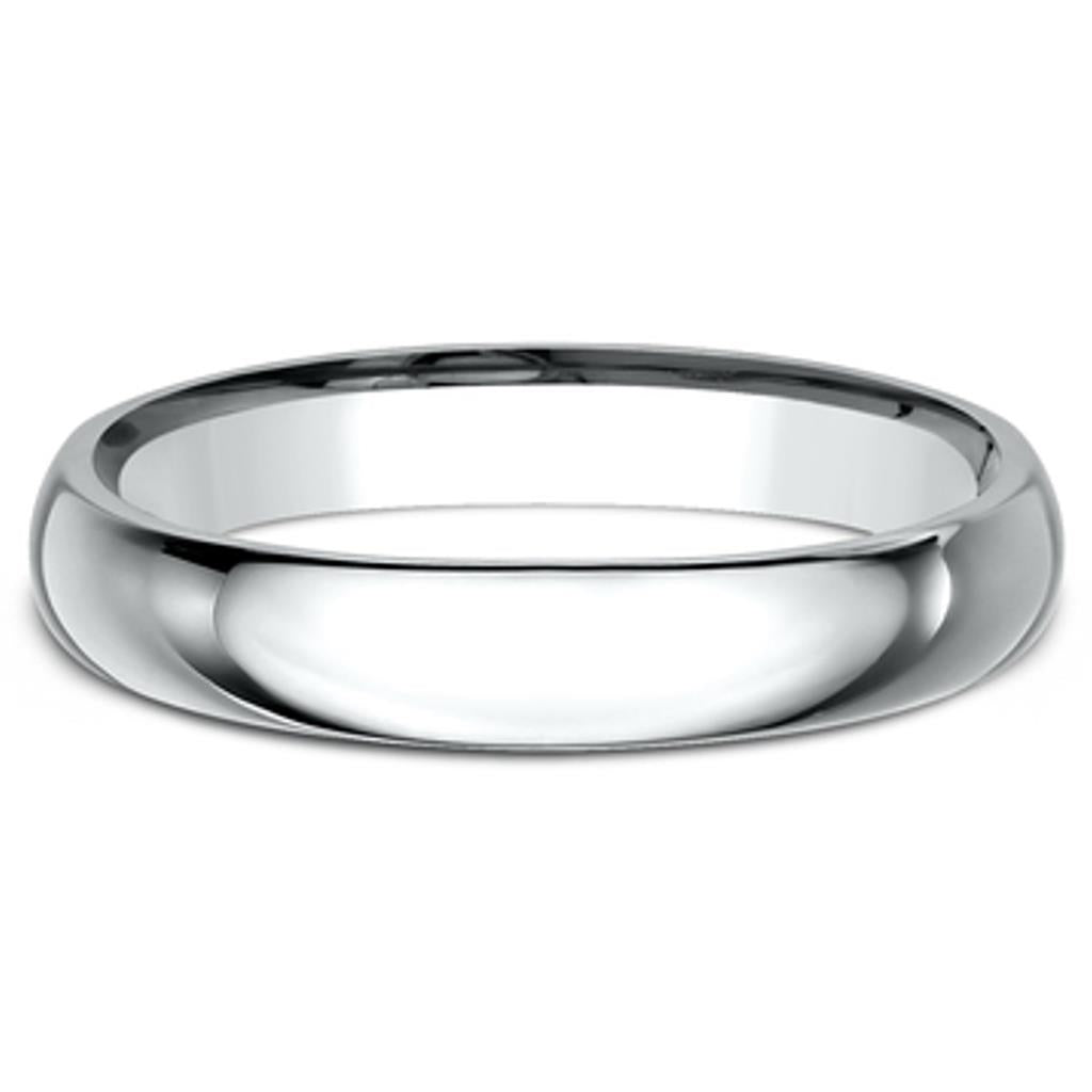 Benchmark 14K White Gold 3mm Comfort Fit Band LCF13014KW06.5