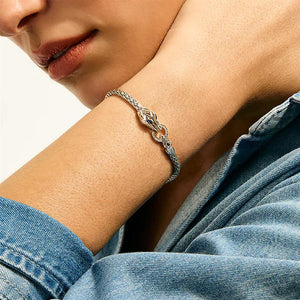 John Hardy Sterling Silver Naga Diamond & Blue Sapphire Bracelet BUP603752BSPDIXUM