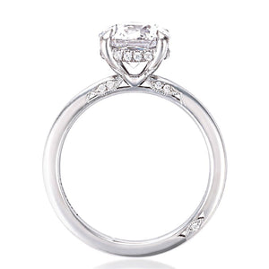 Simply Tacori 18K White Gold Solitaire Engagement Ring 2688 1.5 RD 6.5 W