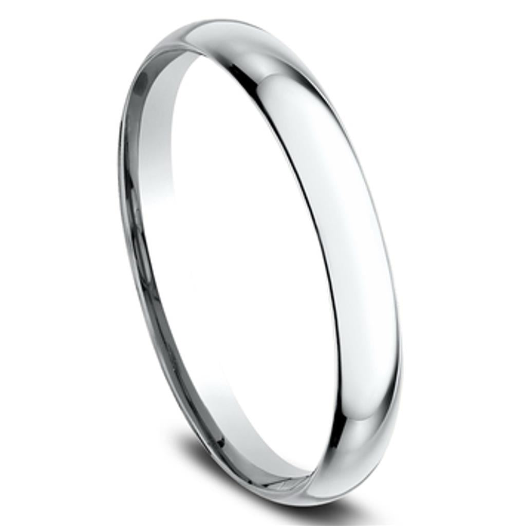 Benchmark 14K White Gold Plain 2mm Band LCF12014KW06.5