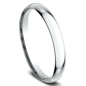 Benchmark 14K White Gold Plain 2mm Band LCF12014KW06.5