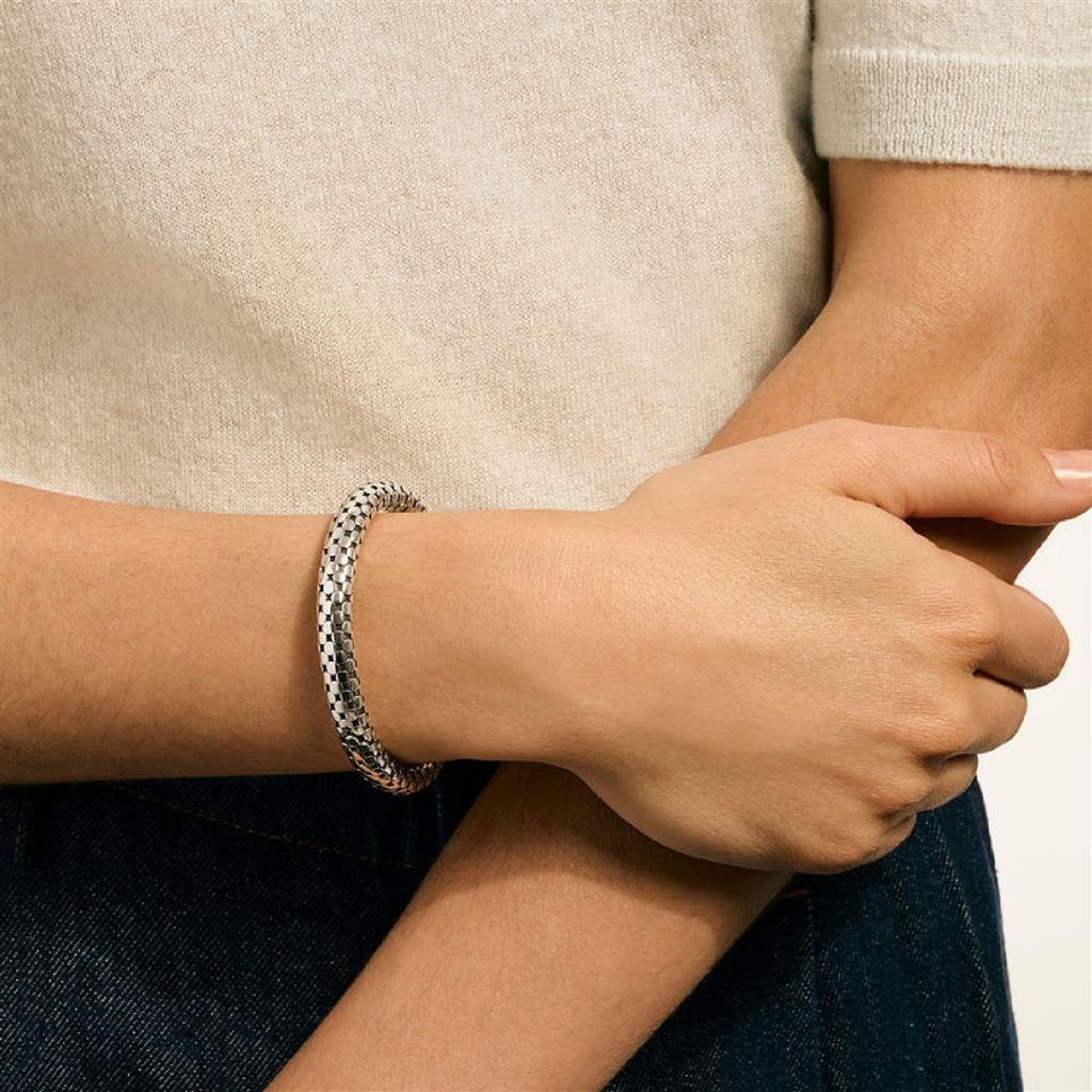 John Hardy Sterling Silver Dot Flex Cuff Bracelet CB30175XM