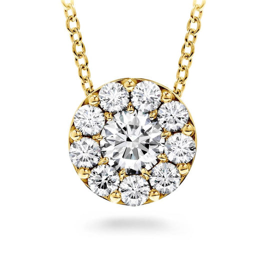 Hearts On Fire 18K Yellow Gold 1/4ctw Fulfillment Diamond Necklace FPS00258Y