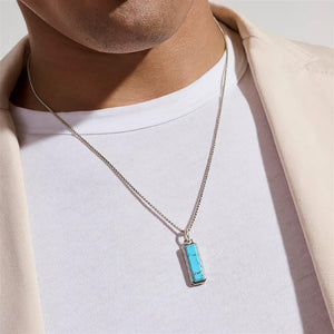John Hardy Sterling Silver Modern Talismans Turquoise Pendant NMS988001TQX22